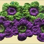 Пышный цветок крючком: схема вязания и описание