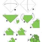Как сделать из бумаги черепаху: простые схемы