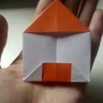 Домик из бумаги оригами - несколько вариантов с пояснениями и схемами